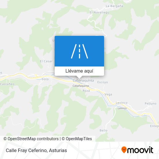 Mapa Calle Fray Ceferino