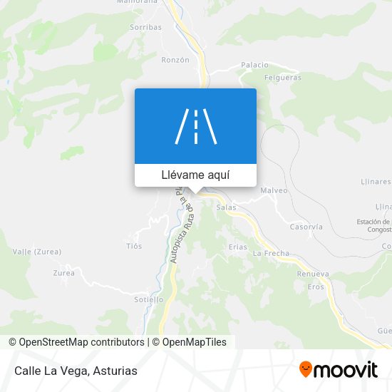 Mapa Calle La Vega