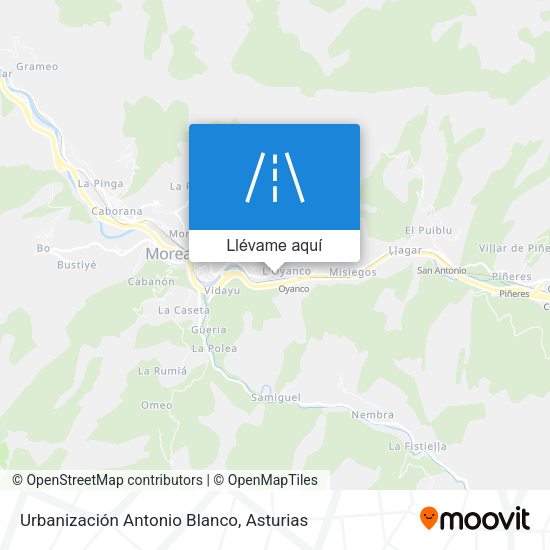 Mapa Urbanización Antonio Blanco