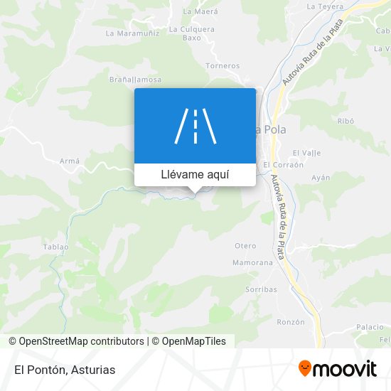 Mapa El Pontón