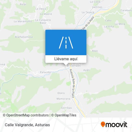 Mapa Calle Valgrande
