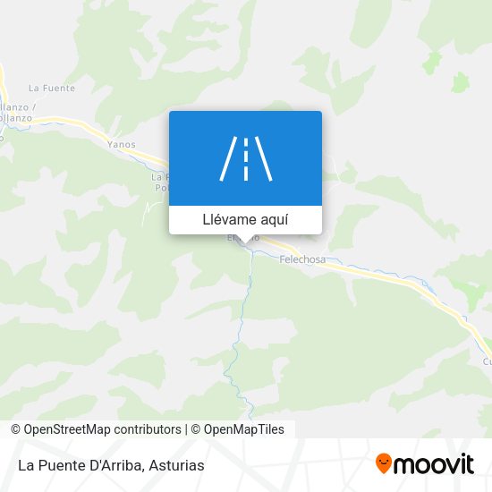 Mapa La Puente D'Arriba