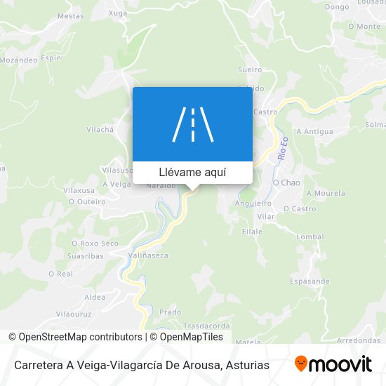Mapa Carretera A Veiga-Vilagarcía De Arousa