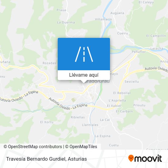 Mapa Travesía Bernardo Gurdiel