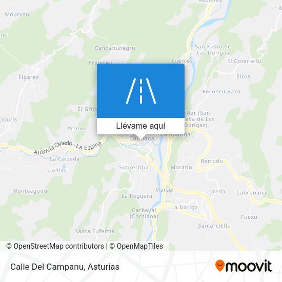 Mapa Calle Del Campanu