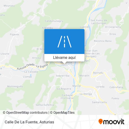 Mapa Calle De La Fuente