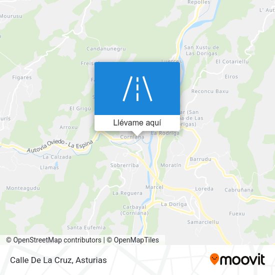 Mapa Calle De La Cruz
