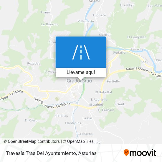 Mapa Travesía Tras Del Ayuntamiento