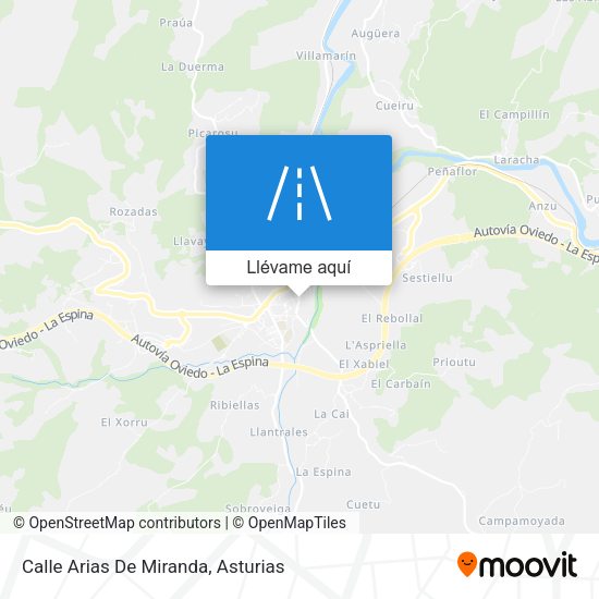 Mapa Calle Arias De Miranda
