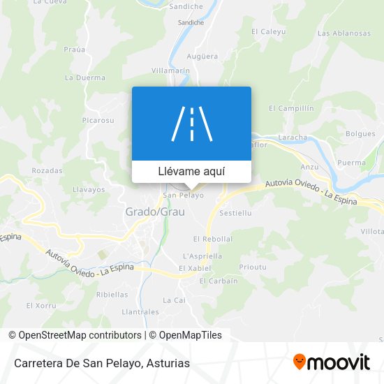 Mapa Carretera De San Pelayo