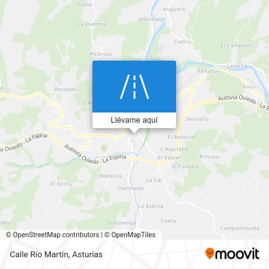 Mapa Calle Río Martín