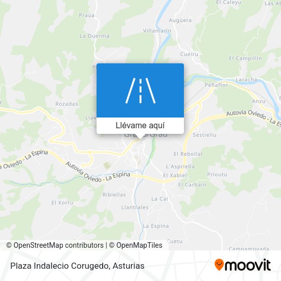 Mapa Plaza Indalecio Corugedo