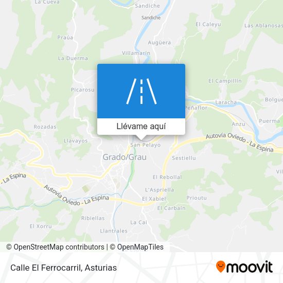 Mapa Calle El Ferrocarril