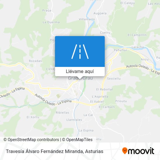 Mapa Travesía Álvaro Fernández Miranda