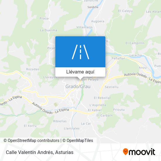 Mapa Calle Valentín Andrés