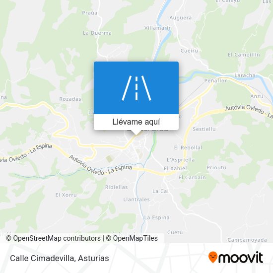 Mapa Calle Cimadevilla