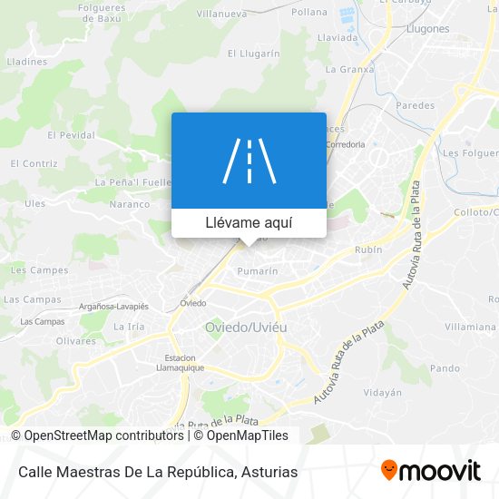 Mapa Calle Maestras De La República