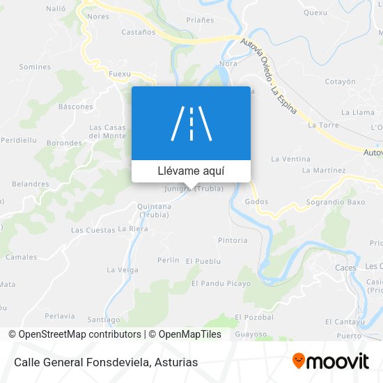 Mapa Calle General Fonsdeviela