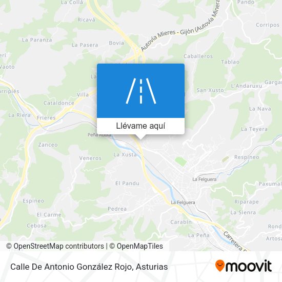 Mapa Calle De Antonio González Rojo