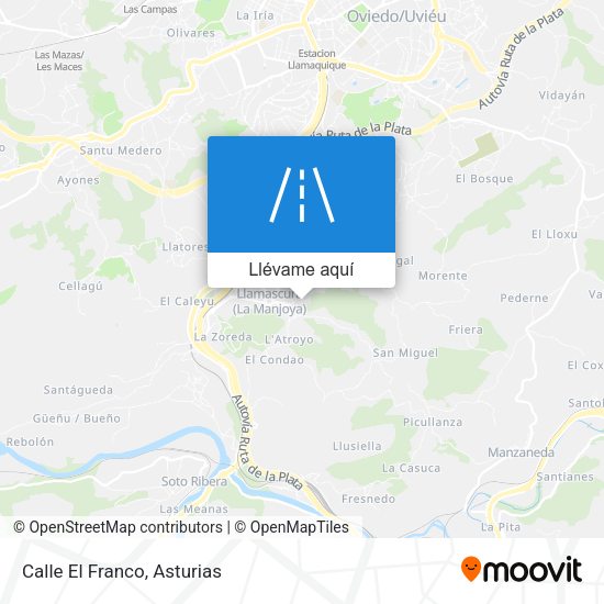 Mapa Calle El Franco