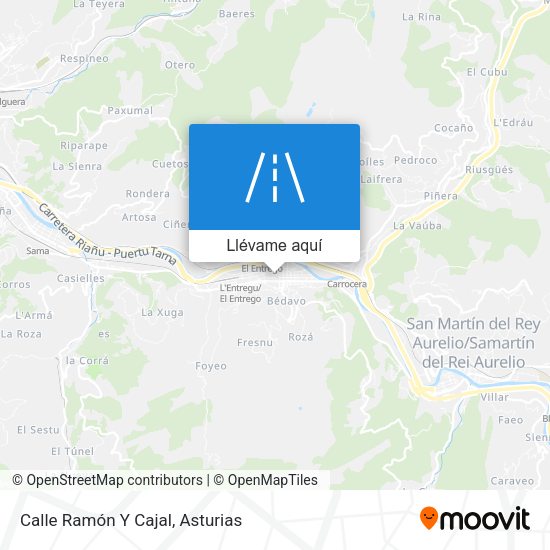 Mapa Calle Ramón Y Cajal