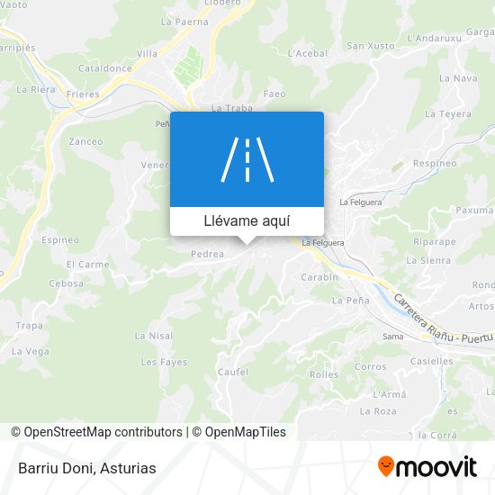 Mapa Barriu Doni
