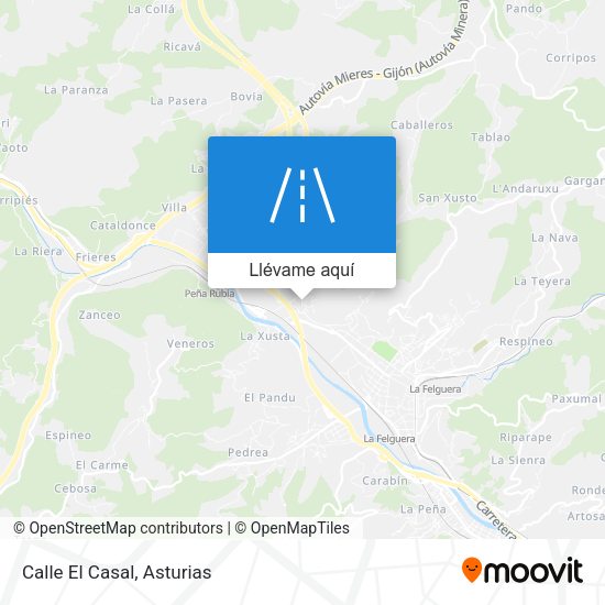 Mapa Calle El Casal