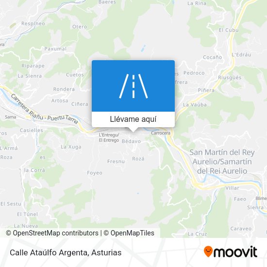 Mapa Calle Ataúlfo Argenta