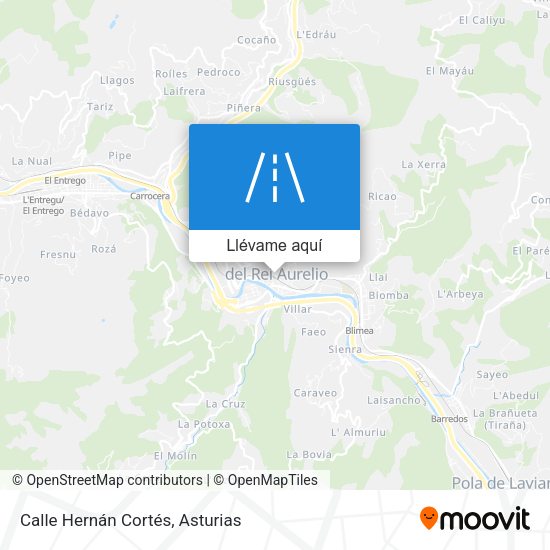 Mapa Calle Hernán Cortés