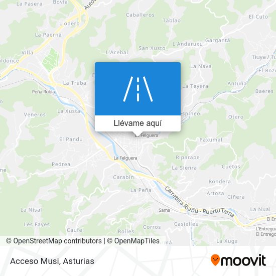 Mapa Acceso Musi