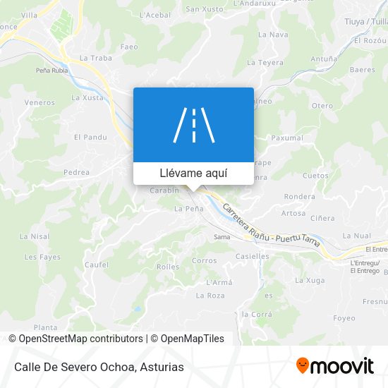 Mapa Calle De Severo Ochoa