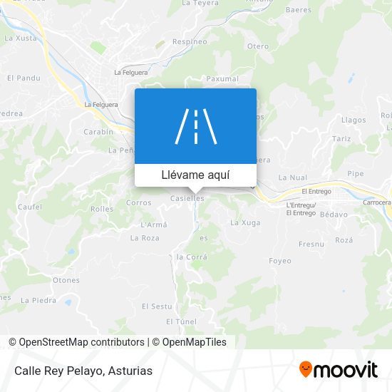 Mapa Calle Rey Pelayo
