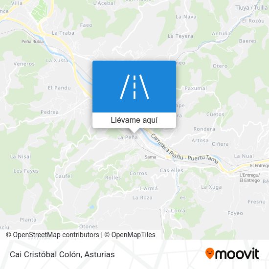 Mapa Cai Cristóbal Colón