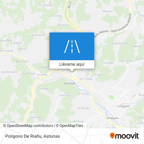 Mapa Polígono De Riañu