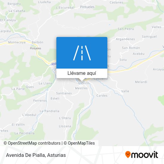 Mapa Avenida De Pialla