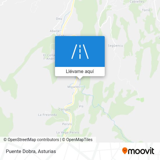 Mapa Puente Dobra