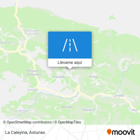 Mapa La Caleyina