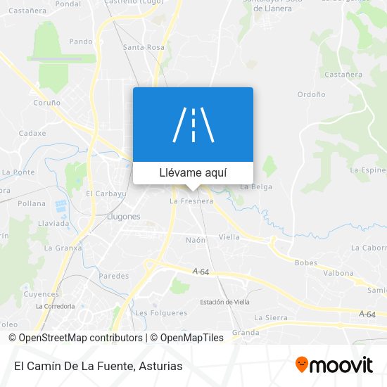 Mapa El Camín De La Fuente