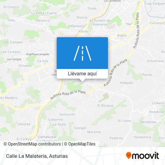Mapa Calle La Malatería