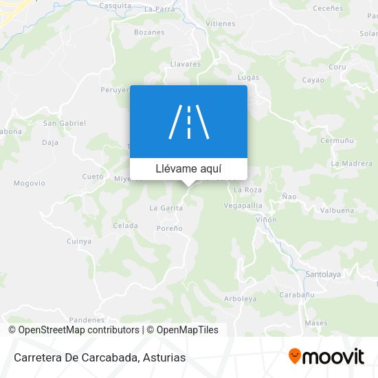 Mapa Carretera De Carcabada