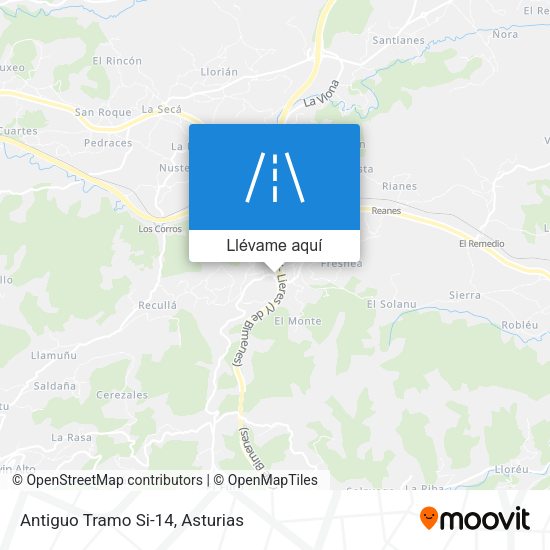 Mapa Antiguo Tramo Si-14