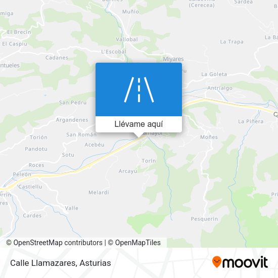 Mapa Calle Llamazares