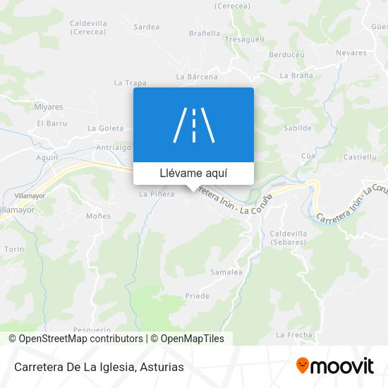 Mapa Carretera De La Iglesia