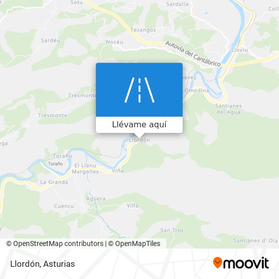 Mapa Llordón