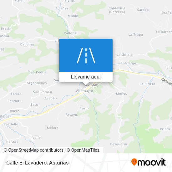 Mapa Calle El Lavadero