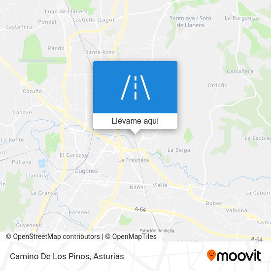 Mapa Camino De Los Pinos