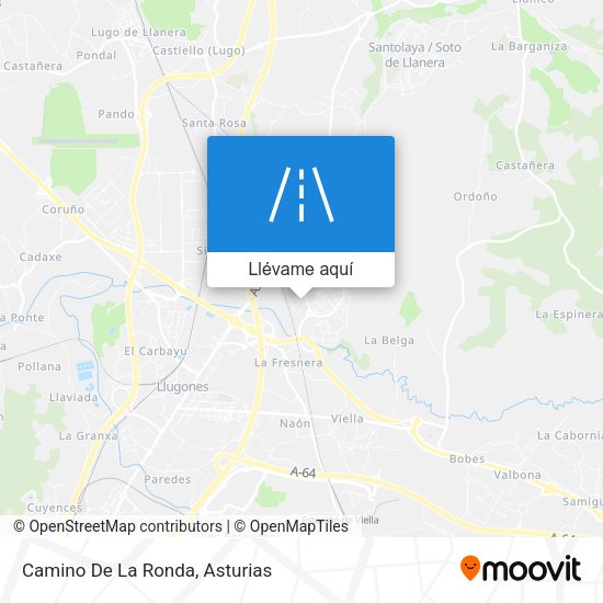 Mapa Camino De La Ronda