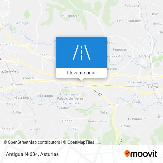 Mapa Antigua N-634