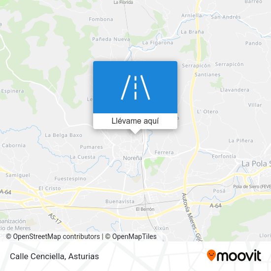 Mapa Calle Cenciella