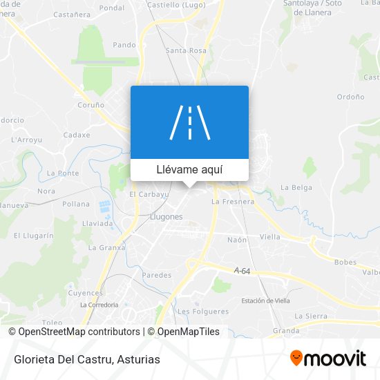Mapa Glorieta Del Castru